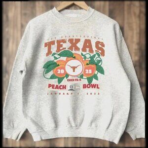 Texas Longhorns Peach Bowl 2025 College Retro Sweatshirt